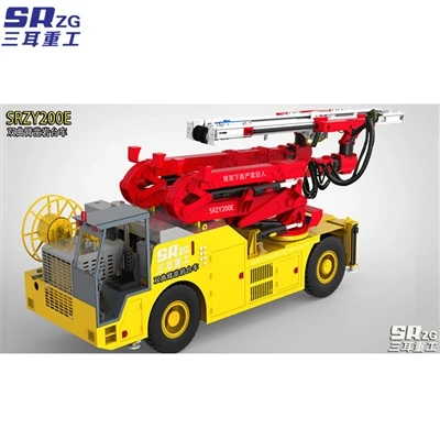 Big Boy: Jumbo de perforación de doble boom para excavar túnel