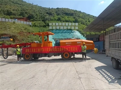 Máquina de perforación de rocas para la construcción del proyecto de desvío d...