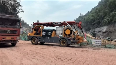 Máquina de shotcrete húmedo de 40 cúbicos por hora para túnel